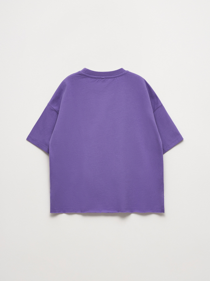 

Укороченная футболка с принтом Looney Tunes для девочек, Фиолетовый