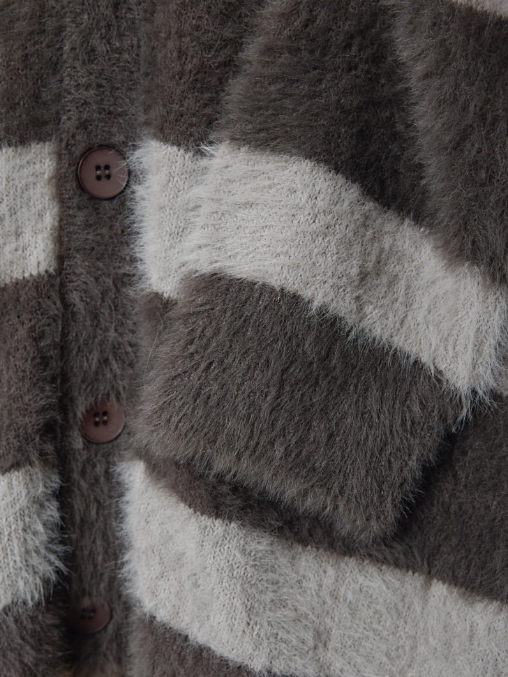 пушистый кардиган оверсайз детский 4610517139696 со скидкой