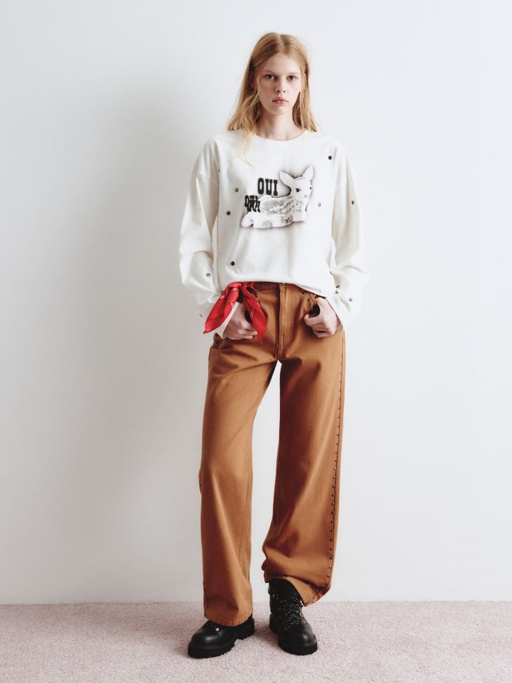 джинсы straight fit из линейки sela young 4610517128072 фотография