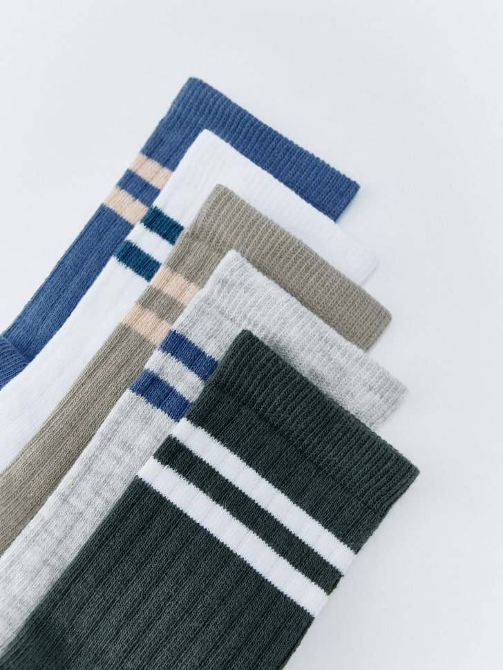 набор из 5 пар детских носков 4680798255002 по акции