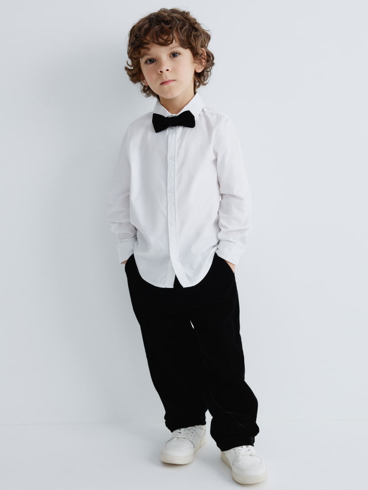 

Классические брюки из бархата для мальчиков, SL5811061506