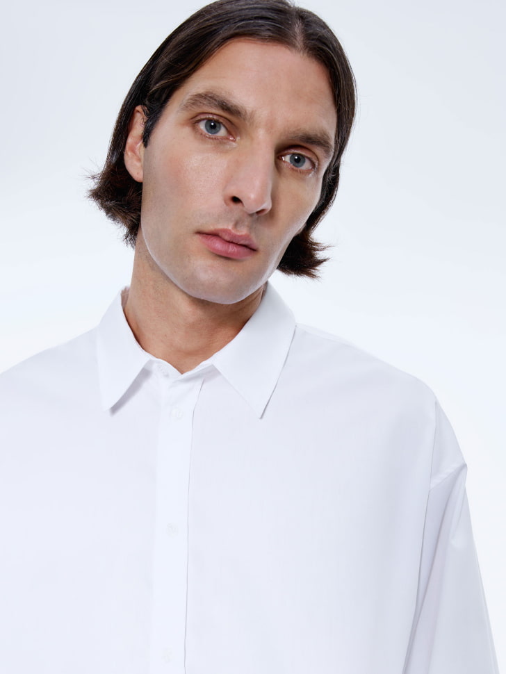 хлопковая рубашка свободного кроя 4610517021489 с промокодом