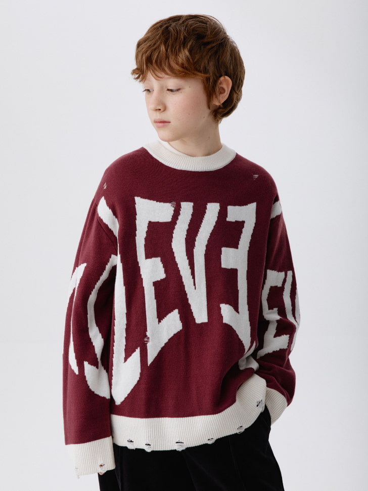 двухсторонний джемпер в стиле гранж детский 4610517134493 с промокодом