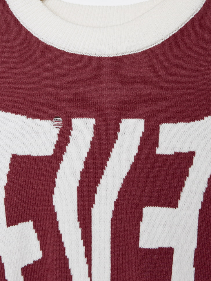 двухсторонний джемпер в стиле гранж детский 4610517134493 со скидкой