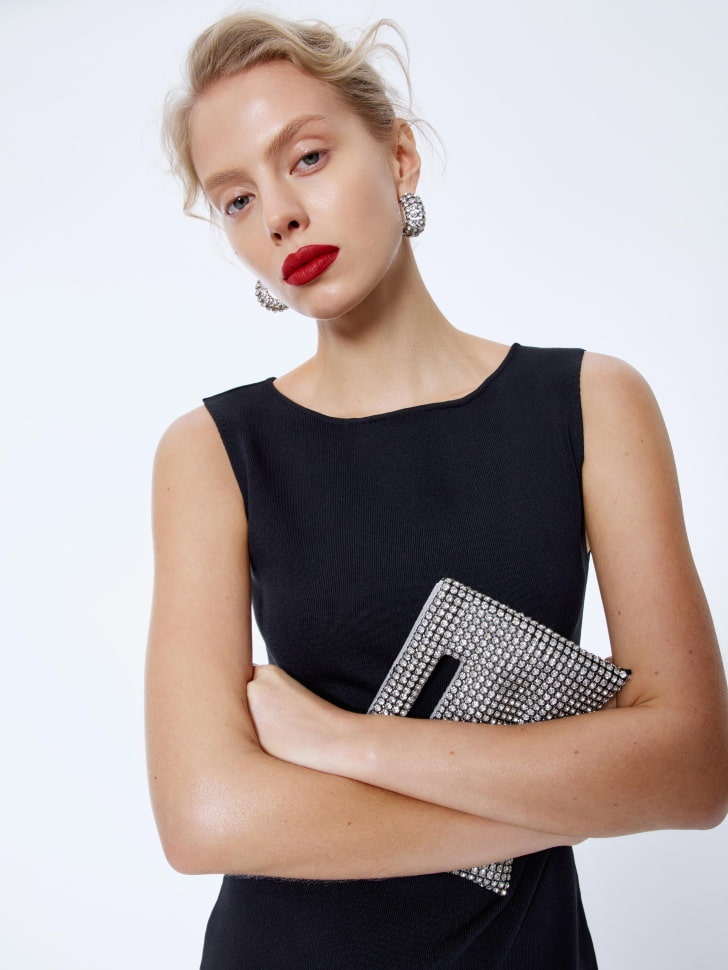 платье с юбкой плиссе из шифона 4610517198822 купить с доставкой