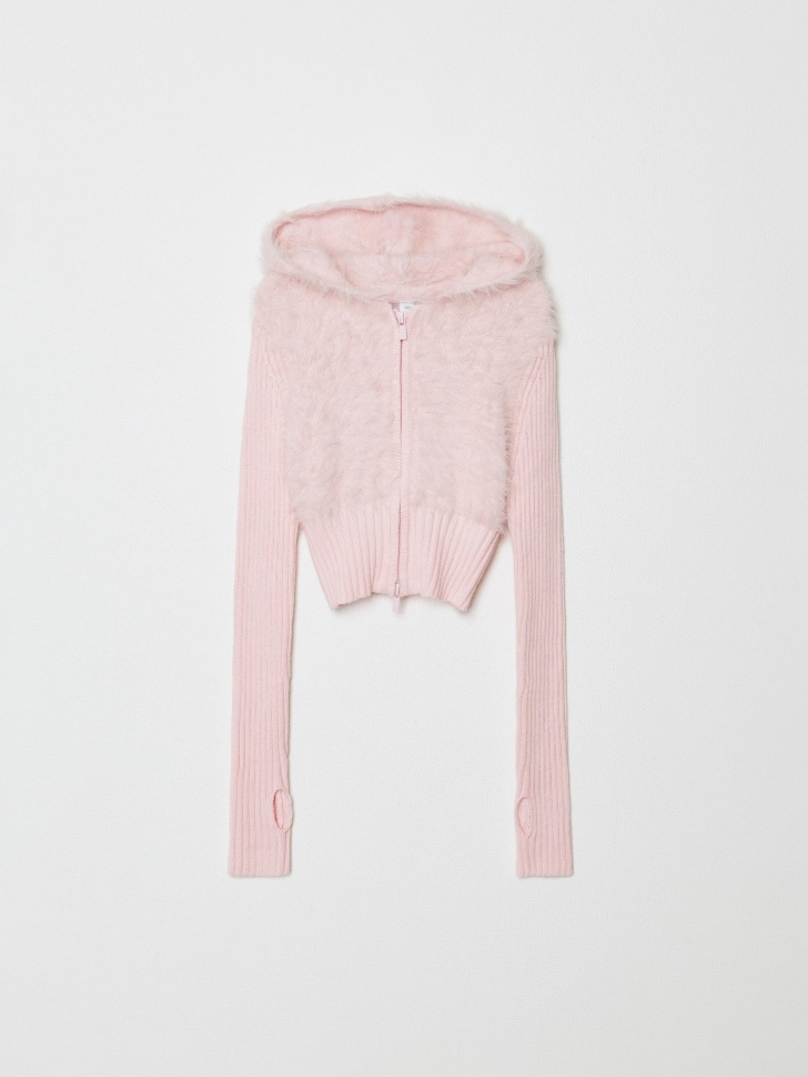 вязаная толстовка для девочек 4610517240705 фотография