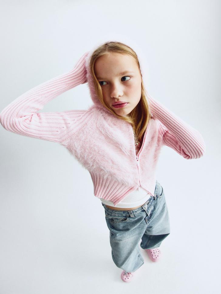 Вязаная толстовка SELA для девочек, арт. 32334