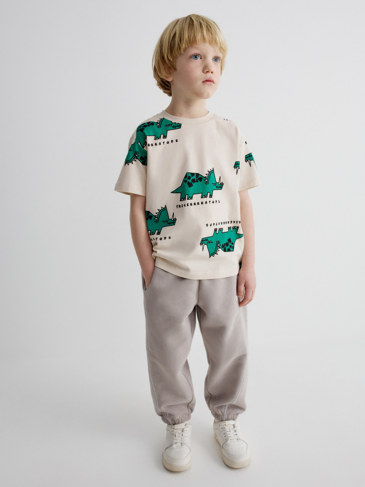 футболка с принтом для мальчиков по цене 599 руб вид справа