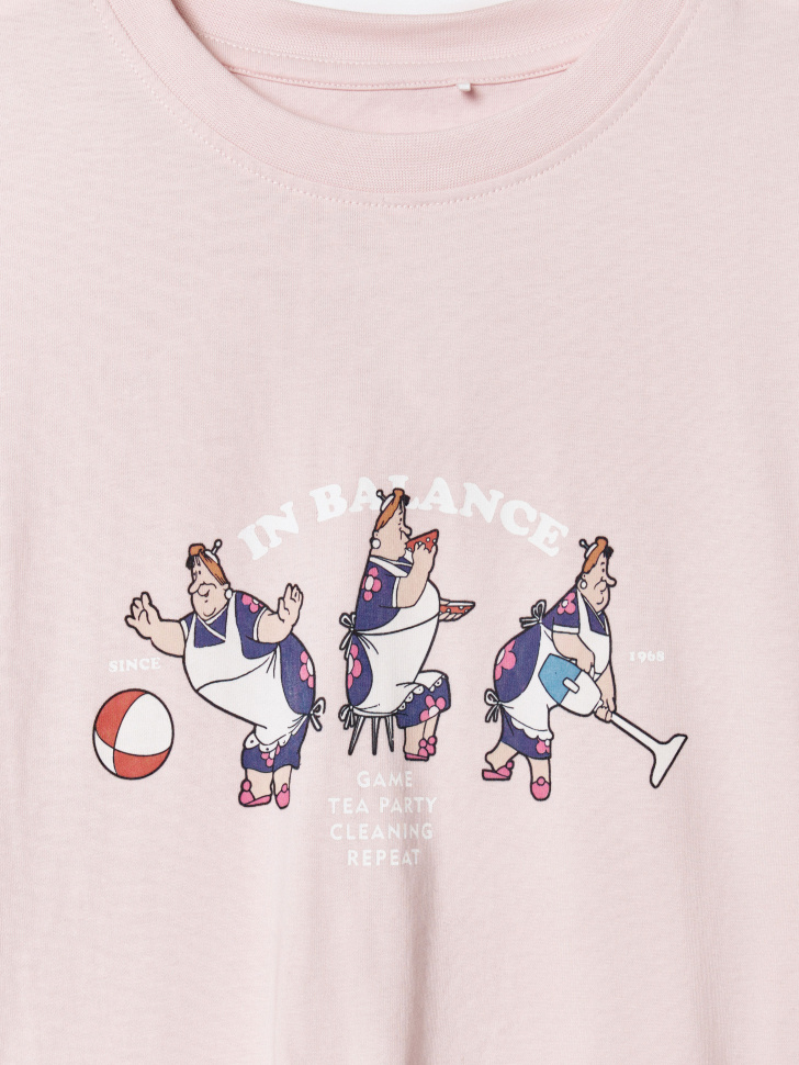 футболка для дома с принтом  x союзмультфильм из проверенных материалов спереди