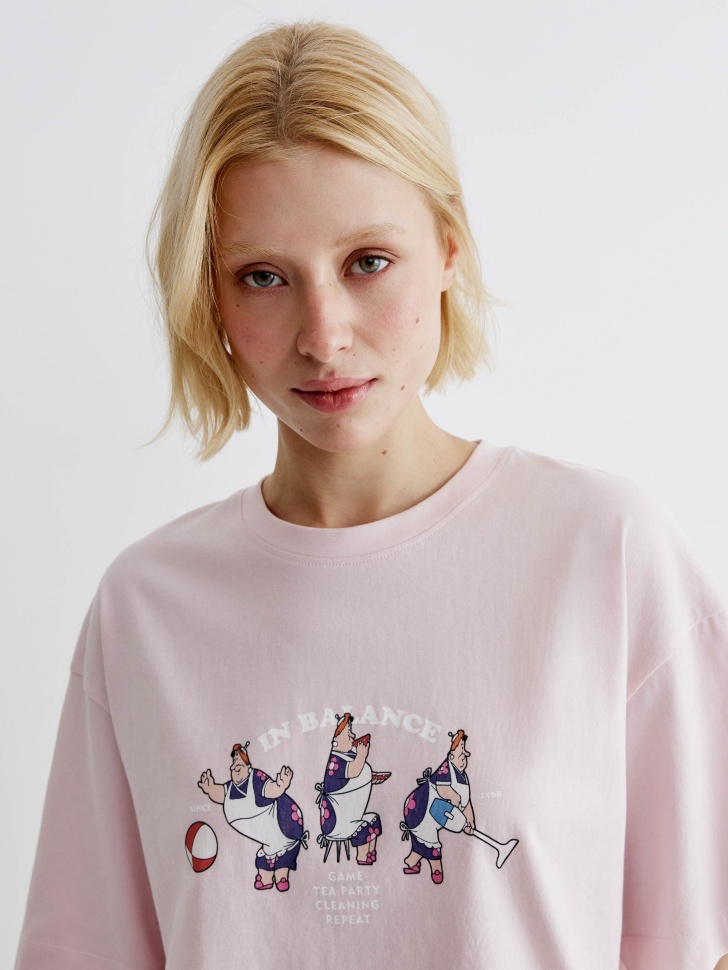 Футболка SELA с принтом 'Союзмультфильм', арт. 35039