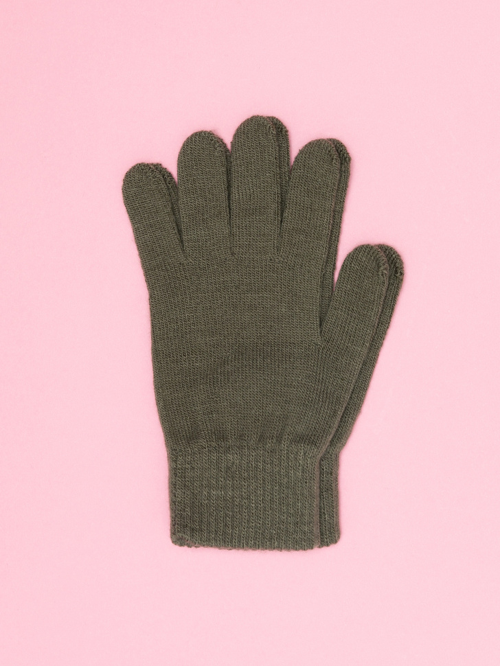 перчатки женские (зеленый, L)