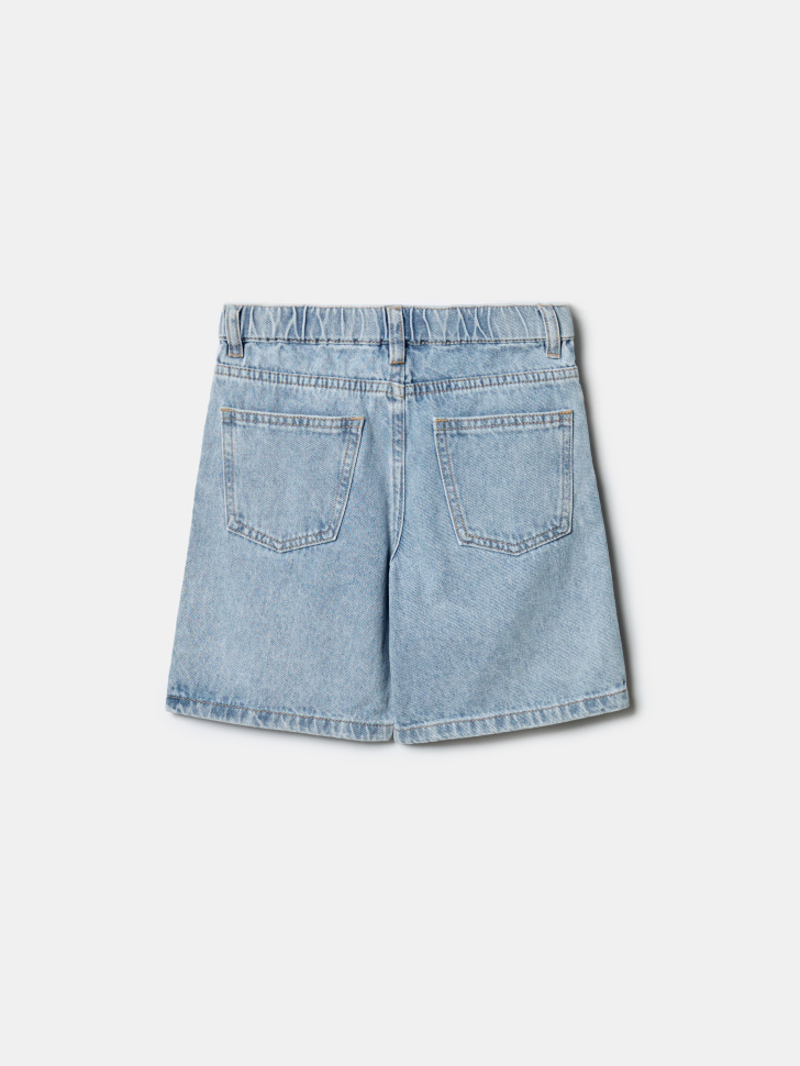 джинсовые шорты с вышивкой для мальчиков по цене 1699 руб вид справа