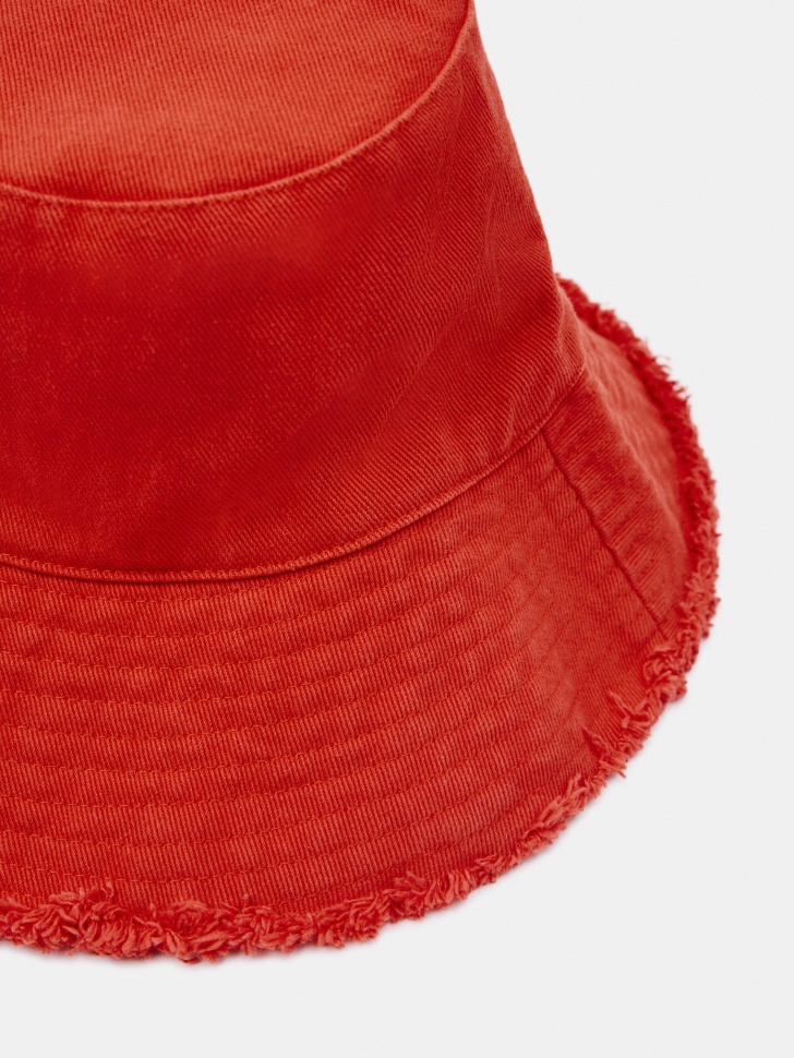 панама с необработанным краем от бренда sela вид слева