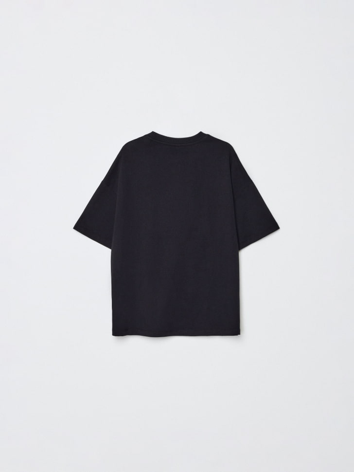 футболка оверсайз с декоративной цепочкой для девочек 4610517071293 по акции