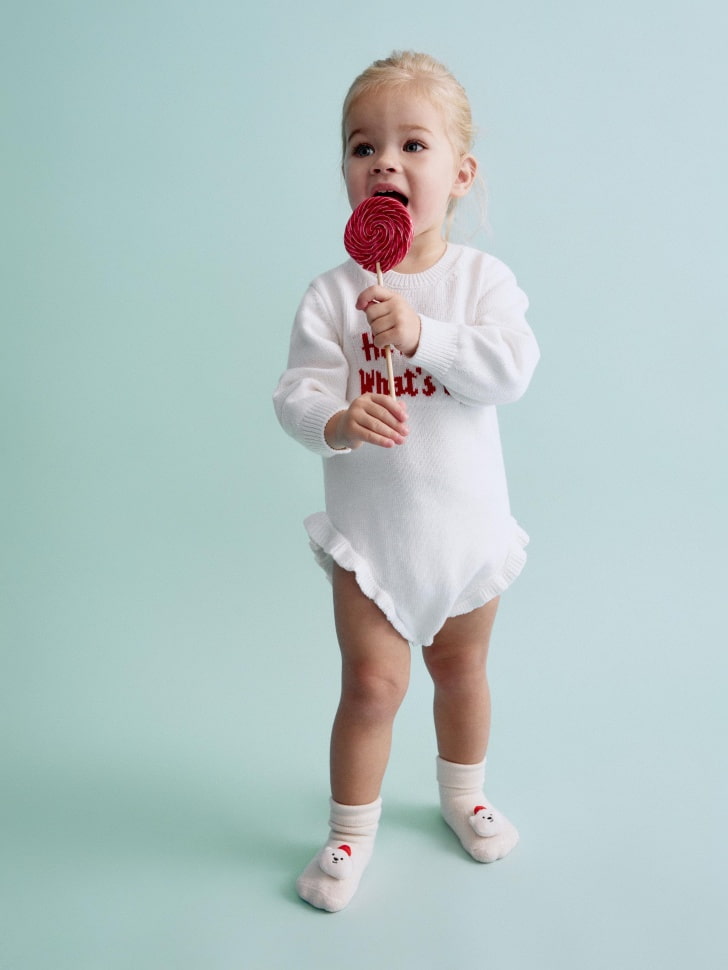 

Джемпер-боди с вышивкой для малышей, SL5811000205