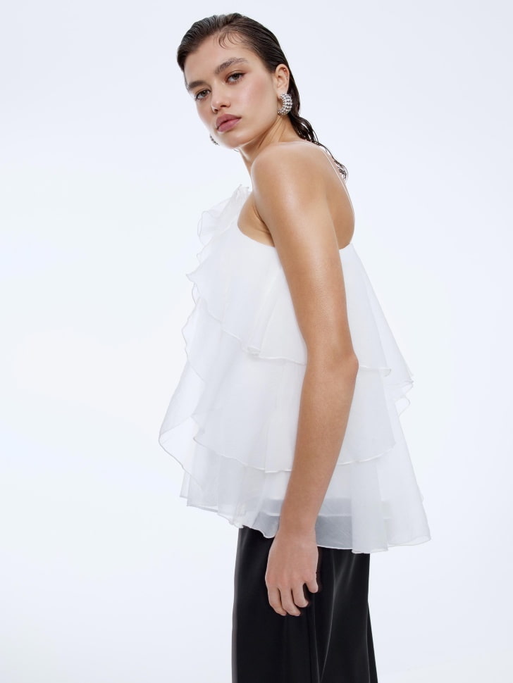 объемный топ с воланами из органзы 4610517092878 с промокодом