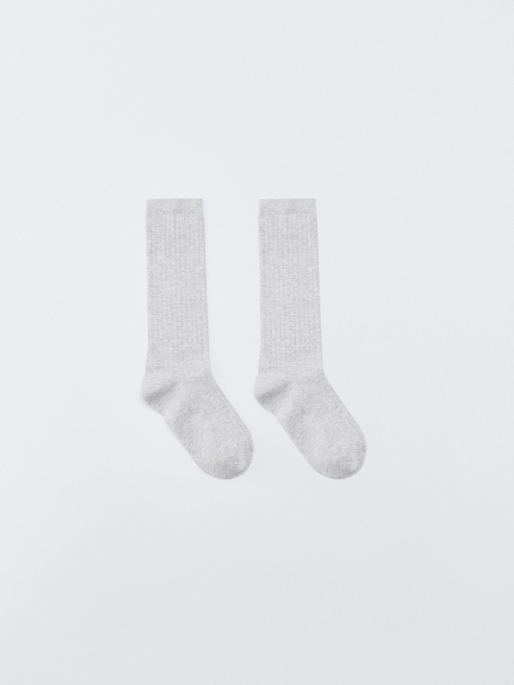 меланжевые длинные носки 4610517416759 фотография