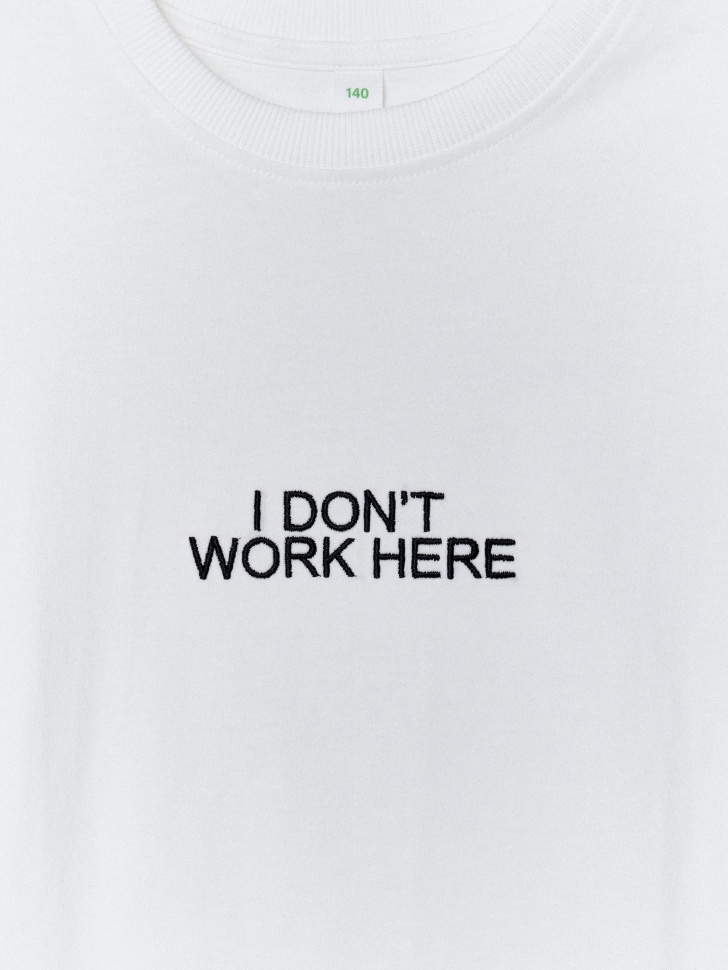 футболка оверсайз с принтом для девочек 4680798485447 по акции