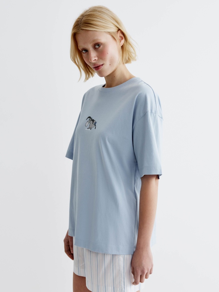 футболка для дома с принтом  x союзмультфильм по цене 1799 руб вид справа