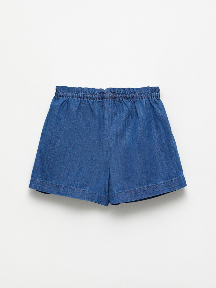 шорты джинсовые для девочек (голубой, 116) sela 4680129596408 - фото 4