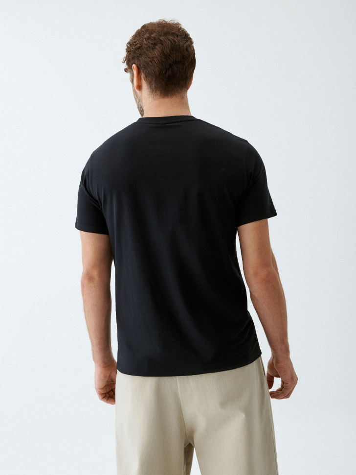 Футболка ADAM SLIM FIT базовая. Фото №4