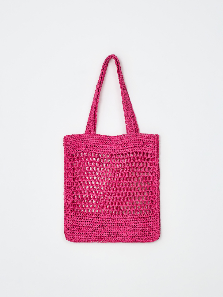 Плетенная сумка-шоппер