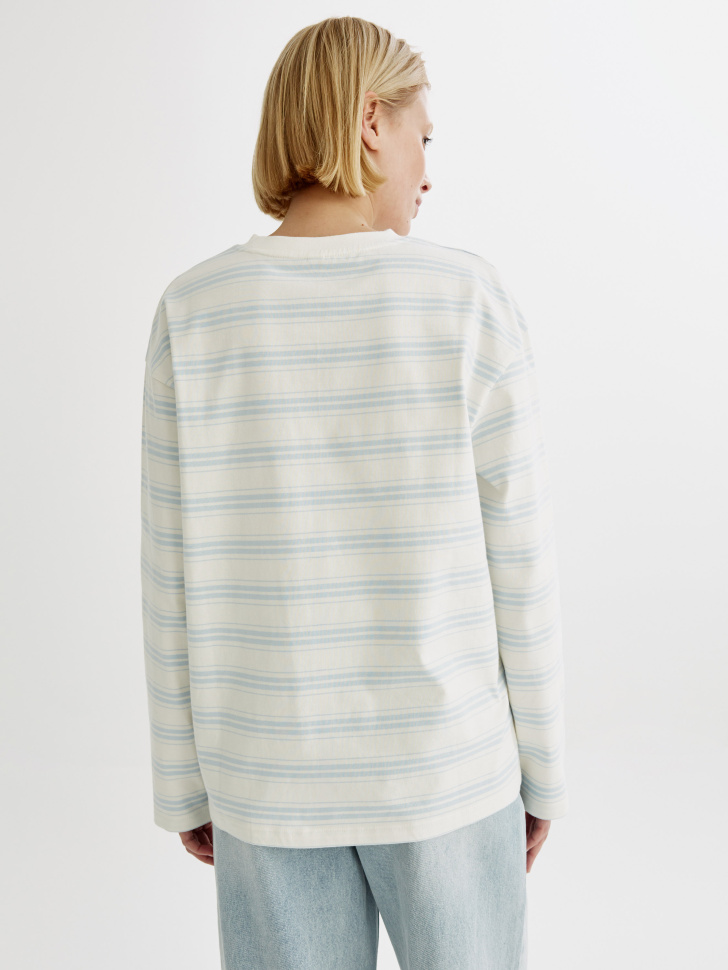 лонгслив анна оверсайз в полоску по цене 1999 руб вид справа