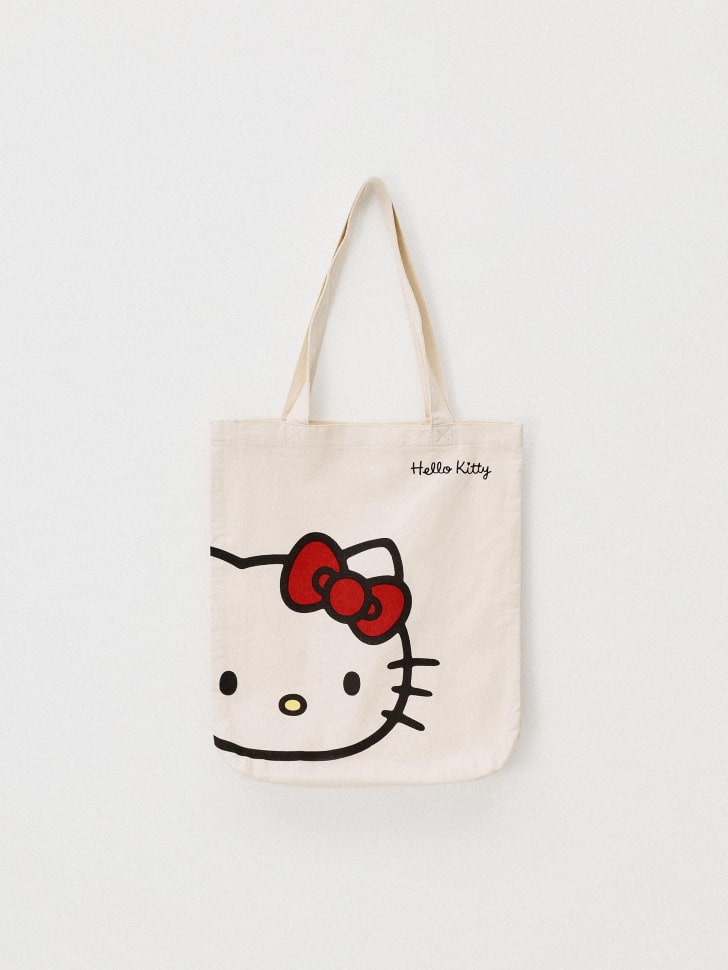 

Сумка-шоппер с ярким принтом Hello Kitty для девочек