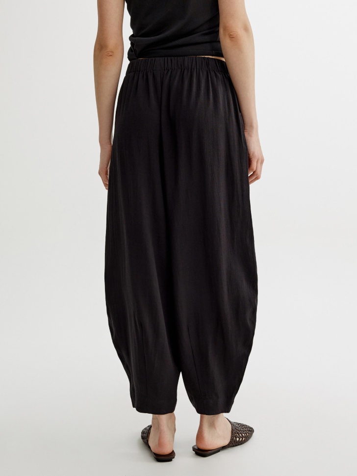 брюки аладдины с содержанием льна по цене 3999 руб вид справа