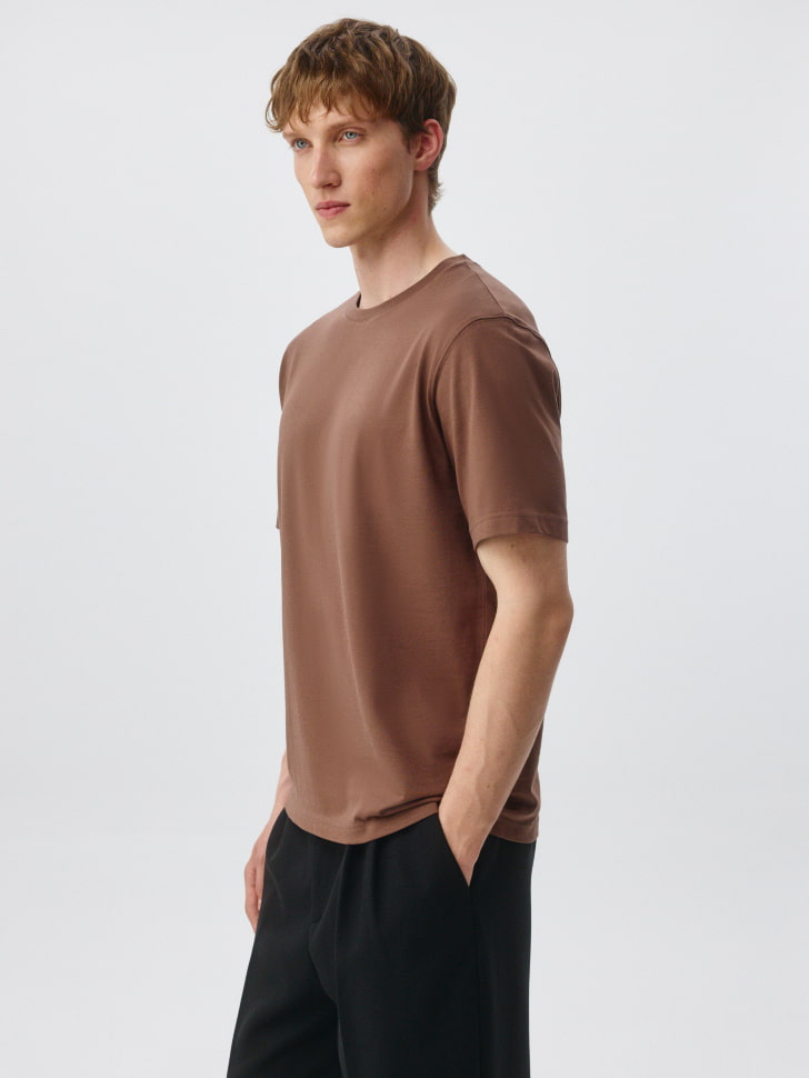Футболка PETER REGULAR FIT базовая. Фото №4