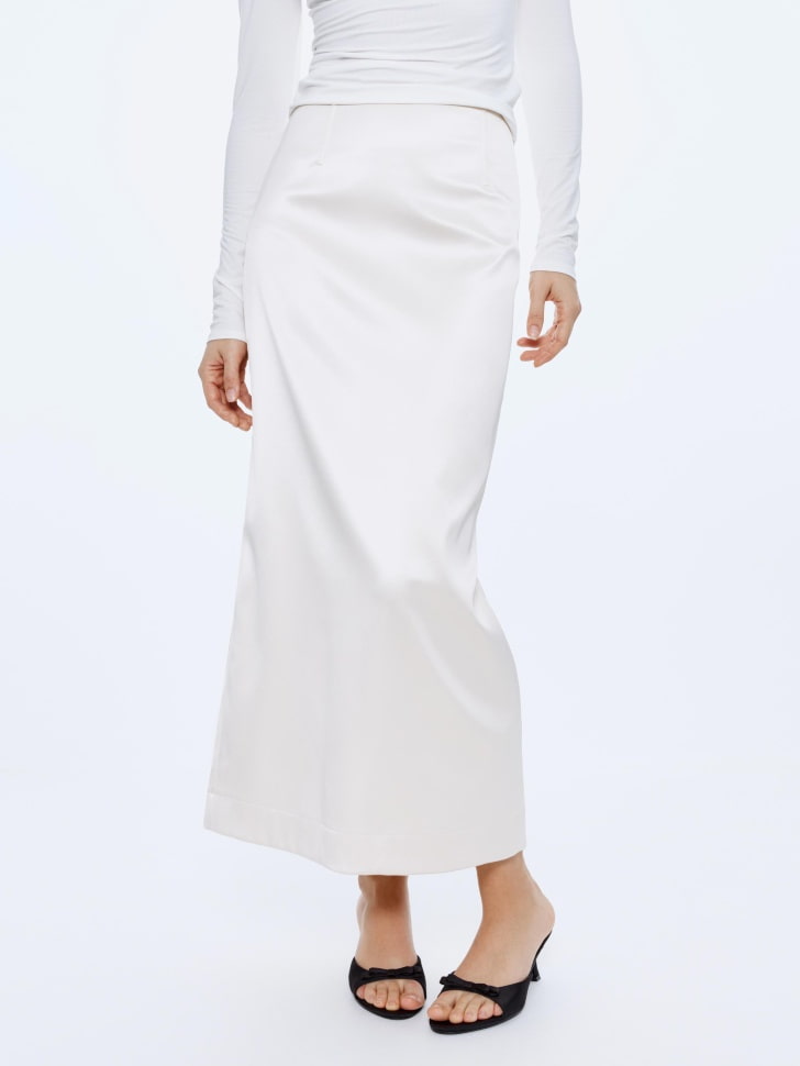 сатиновая макси юбка 4610517110299 по акции