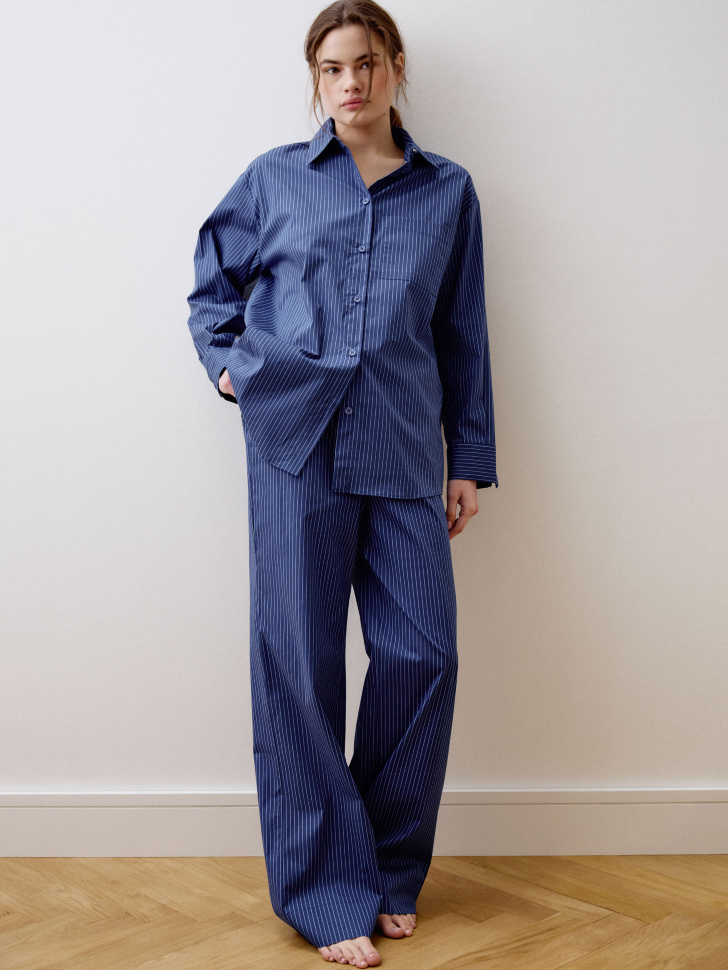 домашние брюки в полоску 4680798351421 фотография