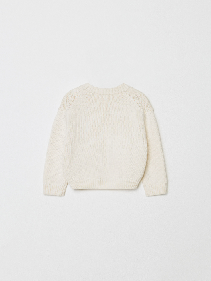 кардиган с аппликацией для девочек от бренда sela по акции