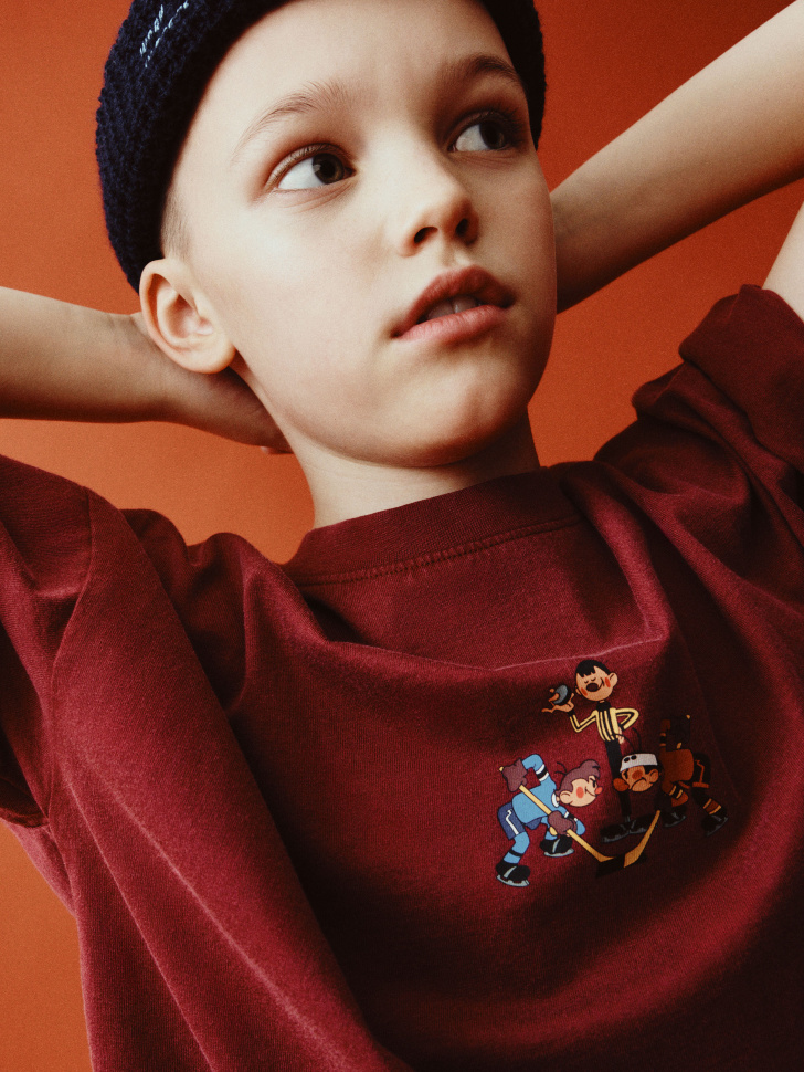 Футболка оверсайз SELA x Союзмультфильм для мальчиков, арт. 35042