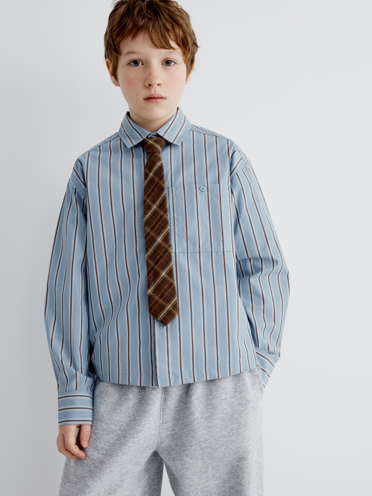 галстук в клетку детский 4610517315014 фотография