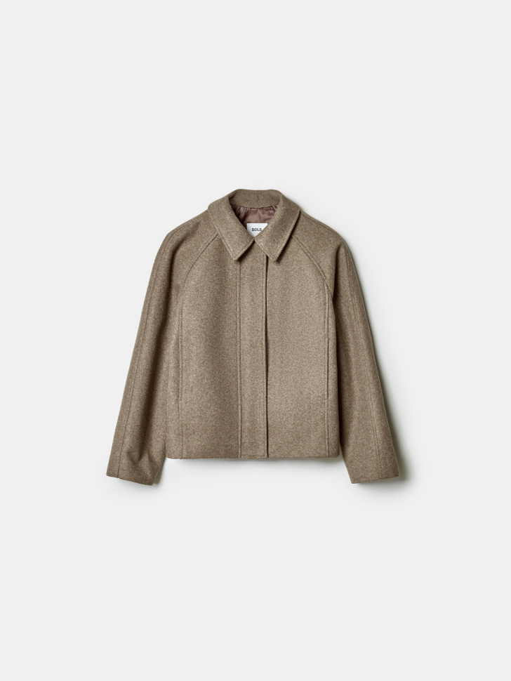 Полупальто Sela, бежевый, арт. 40743