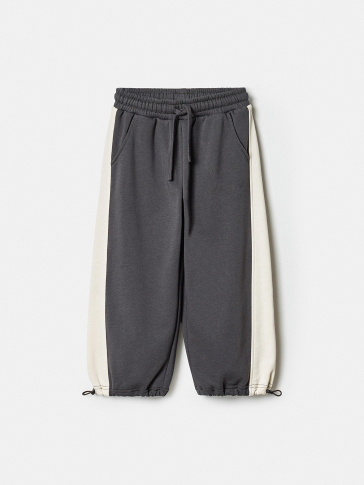 Свободные брюки с лампасами Sela, серый, арт. 40749