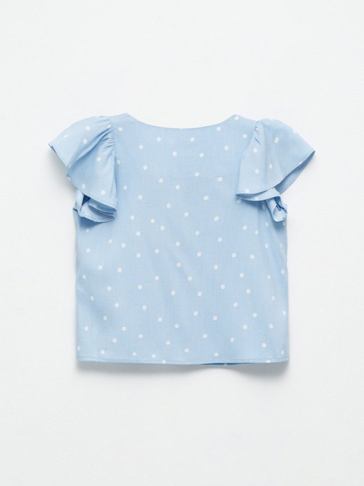 блузка для девочек (голубой, 116) от Sela