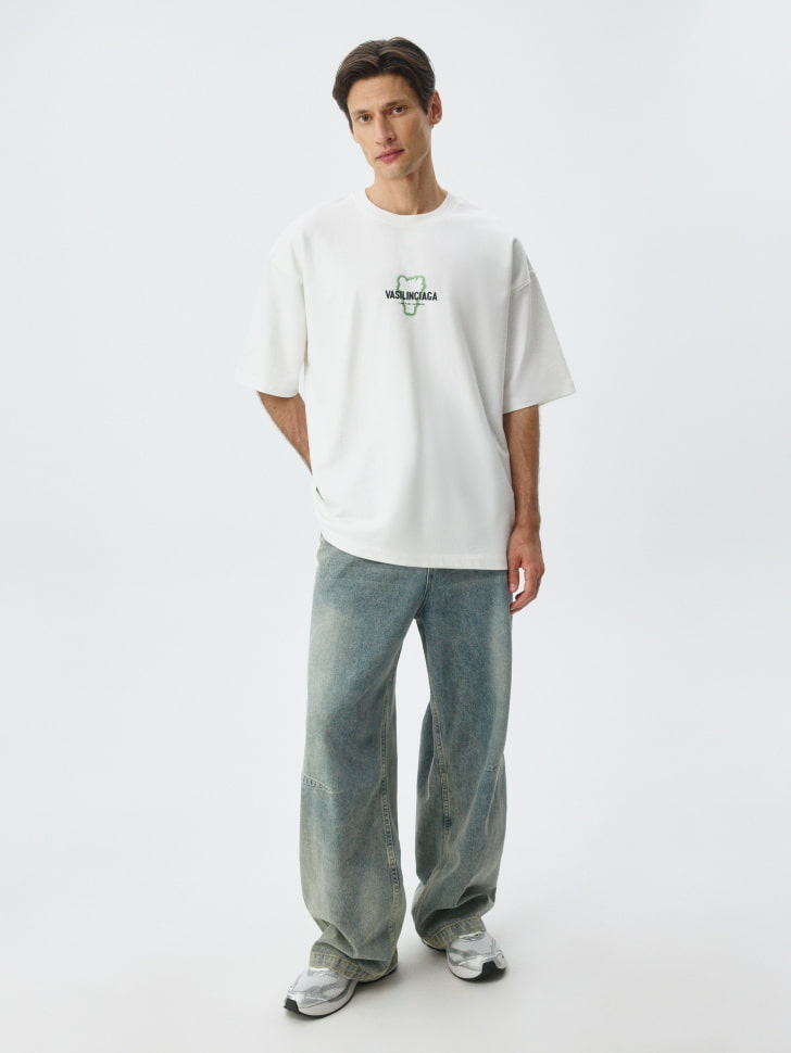 Джинсы Relaxed fit из коллекции SELA х VASILINCIAGA. Фото №2
