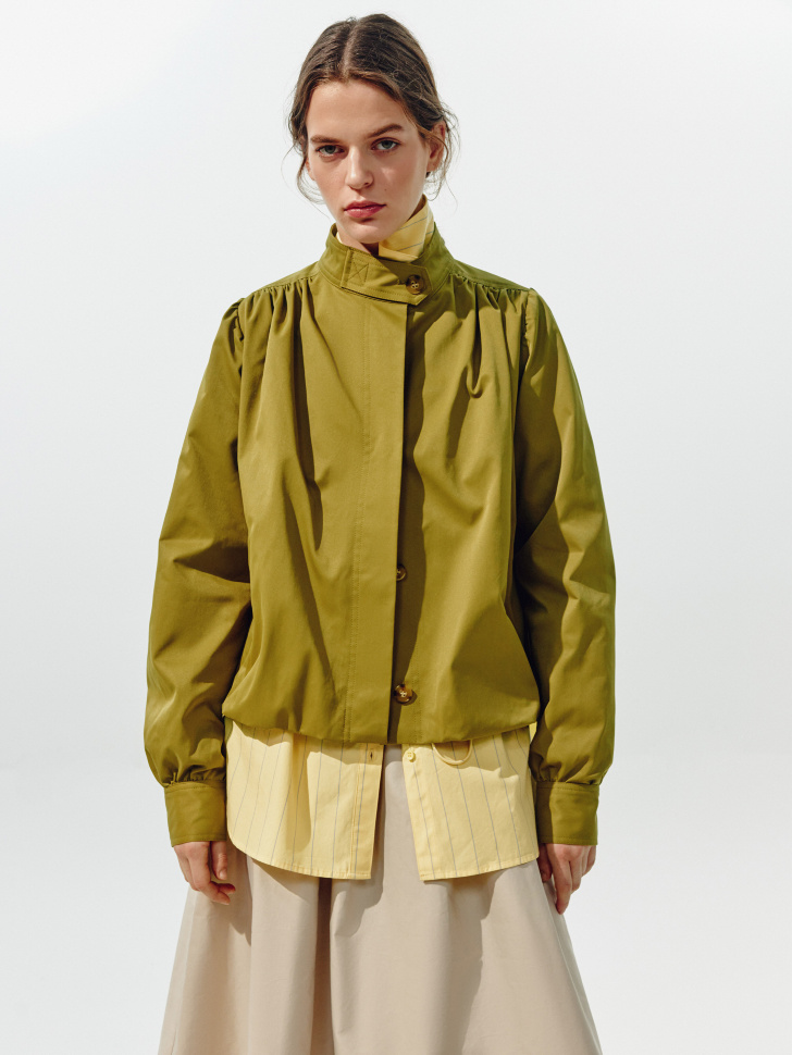 Куртка баллон SELA Young, зеленый, арт. 44908