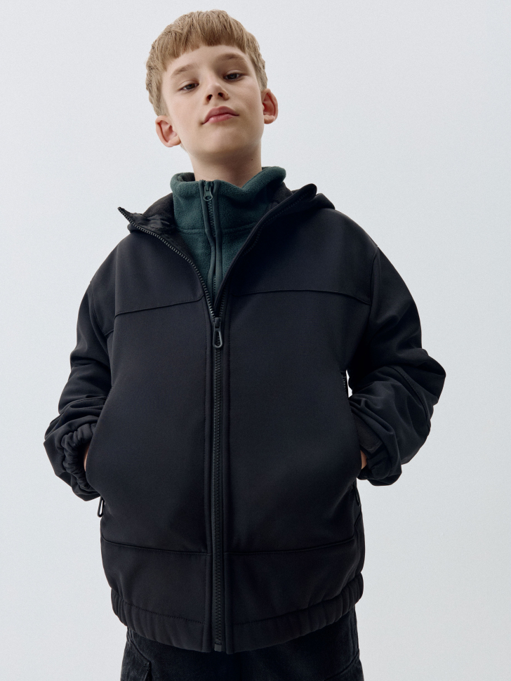 

Ветровка из Softshell на флисе для мальчиков