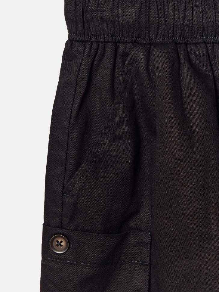 хлопковые шорты карго для девочек по цене 2299 руб вид справа