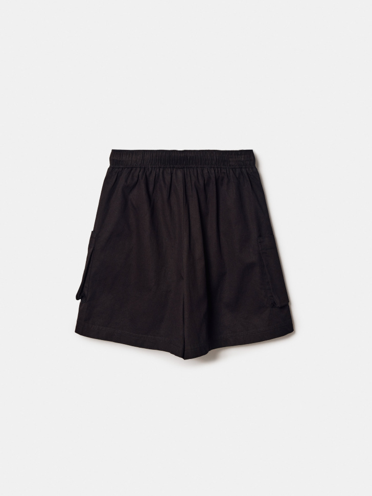 хлопковые шорты карго для девочек из россии вид сбоку