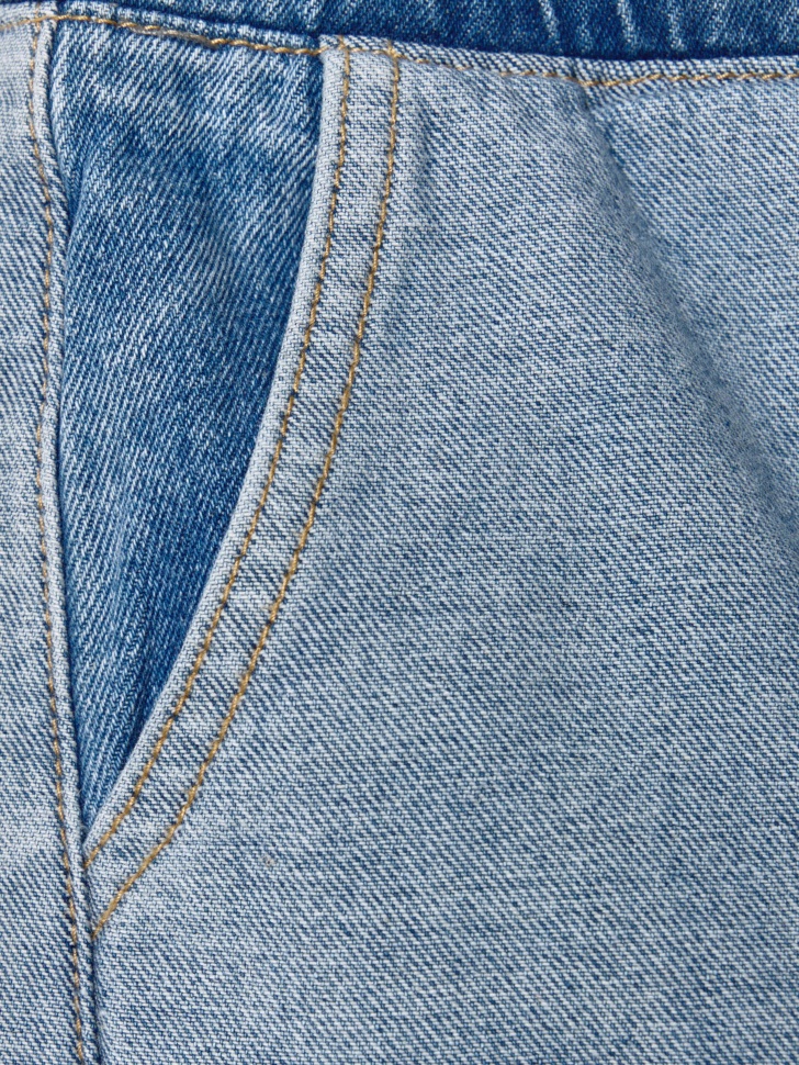 джинсовые шорты на резинке для мальчиков из россии вид сбоку