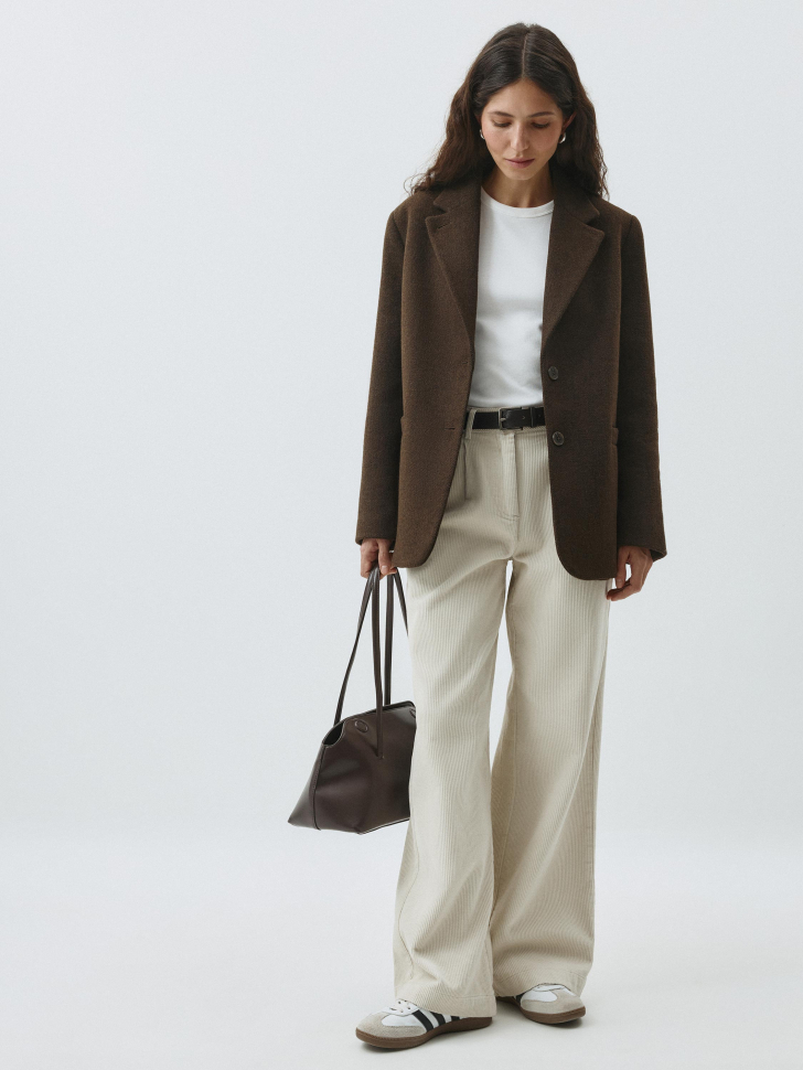 

Широкие вельветовые брюки