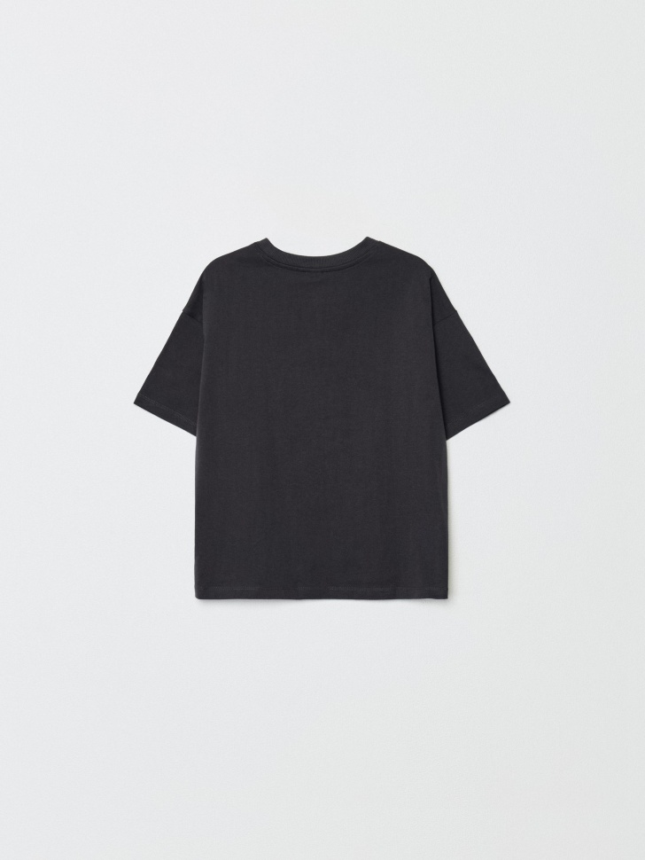 футболка оверсайз с принтом для девочек 4680798485645 по акции