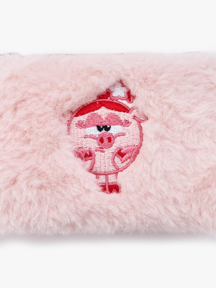 кошелек из искусственного меха детский с вышивкой  х смешарики по цене 799 руб вид справа