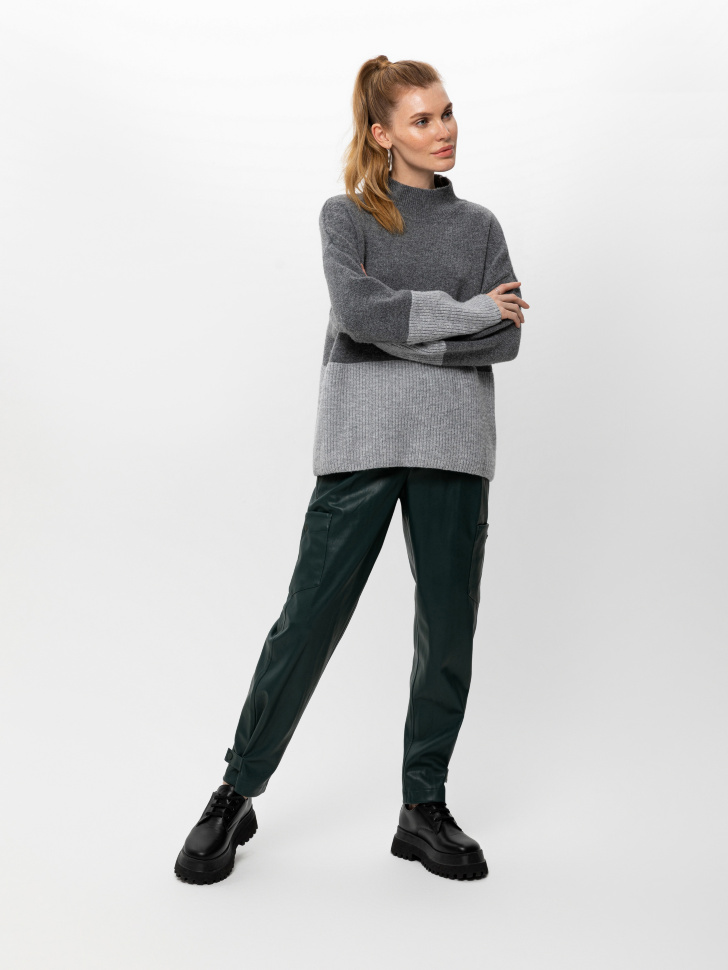 свитер женский (серый, M)