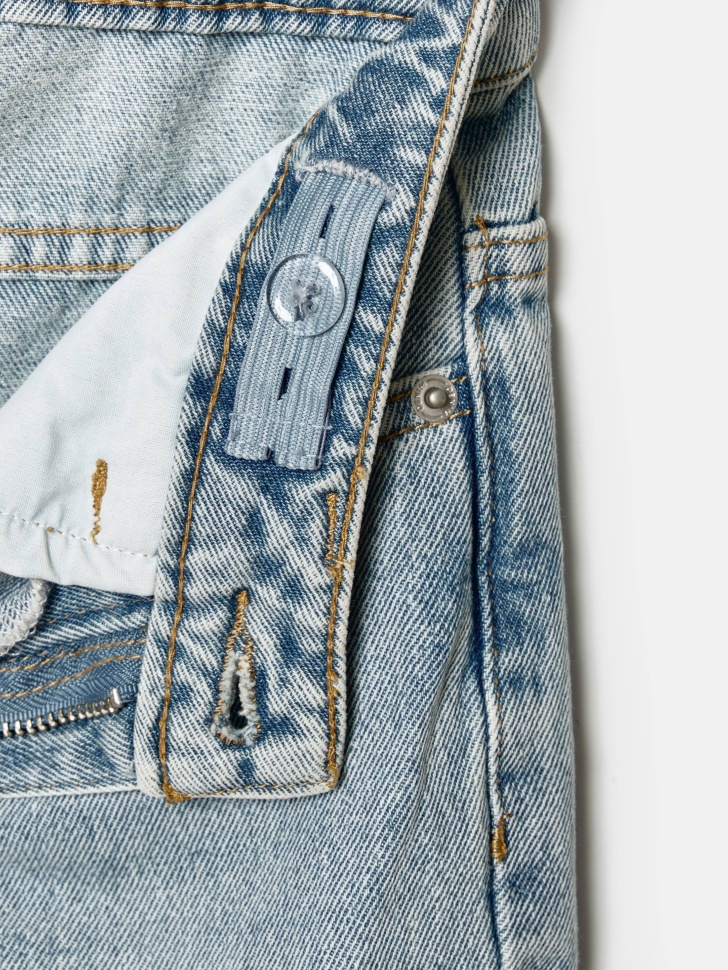 джинсы мом для девочек из россии вид сбоку