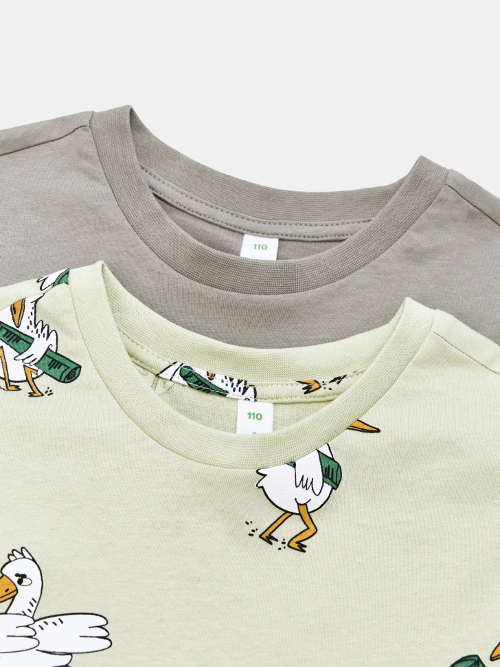 набор из 2 футболок для мальчиков от бренда sela вид слева